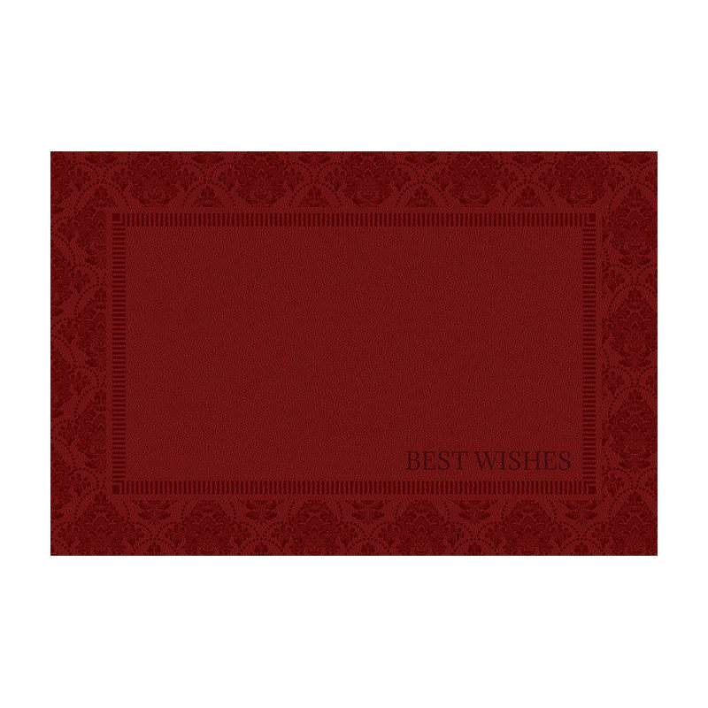 1-year warranty on first-line manufacturer's no-wash fiber su red doormat