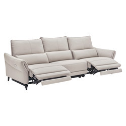 Left and right zero wall electric sofa telescopic and adjustable function smart audio-visual room living room leather sofa 6040