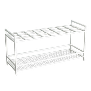 Gym yoga studio mat pilates school organizer shelf foam roller cloth reel storage basket artifact