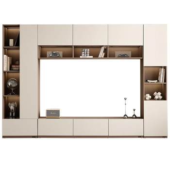 Quanyou home italian minimalist tv cabinet combination