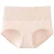High-waisted underwear for girls with mulberry silk antibacterial and comfortable belly-tightening