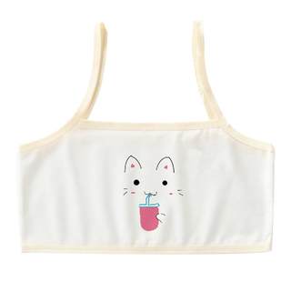 Developmental small vest primary school students junior high school 9-12 years old 10 girls bra girls sling underwear thin big boy girl