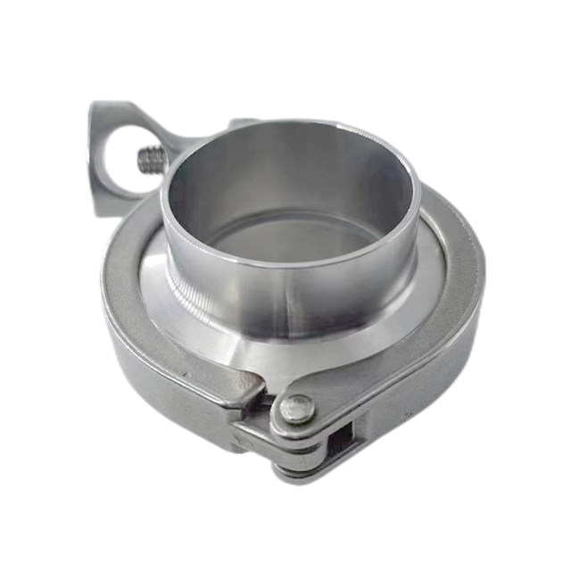 304 sanitary fast-install pipe joint clamp sleeve clamp buckle