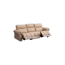 Chivas first class American simple leather electric functional sofa leather art living room zero wall sofa 30559