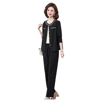 Middle Aged Mother Autumn Clothing Jacket Foreign Air 2023 New Middle Aged Fashion Suit Womens Spring Autumn Season Casual Blouse