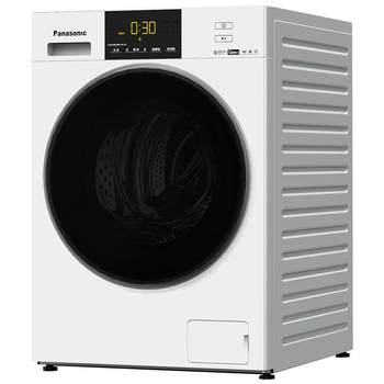 Panasonic white moonlight drum washing machine 10kg household fully automatic light-operated silver sterilization official flagship store-n1a5