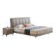 Mousse first-layer cowhide solid wood simple suspended bed