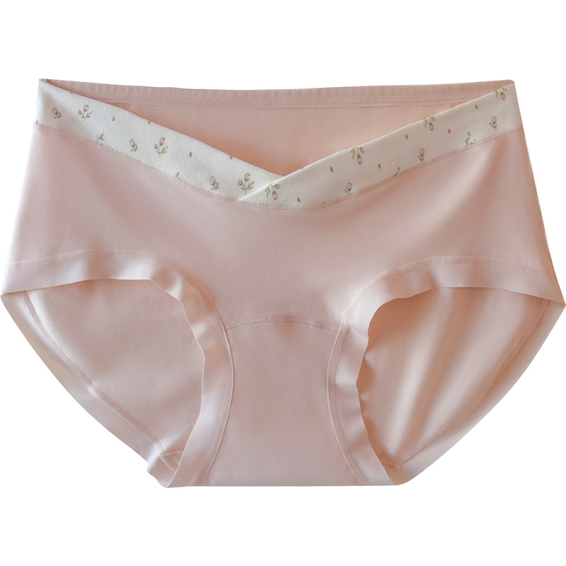 Maternity pure cotton antibacterial pregnancy low waist underwear