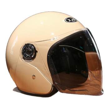 New national standard electric vehicle helmet autumn and winter all-season universal motorcycle riding warm and cold-proof safety helmet bicycle