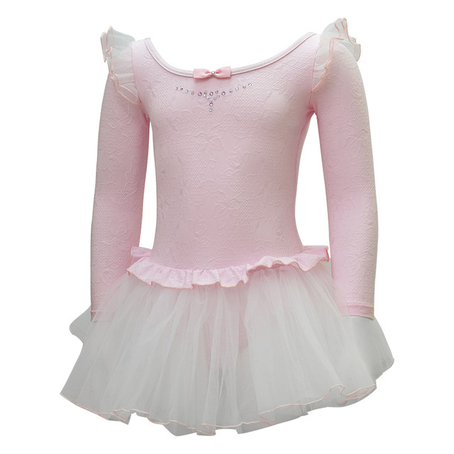 Sansha Sansha children's dance clothing long-sleeved practice skirt