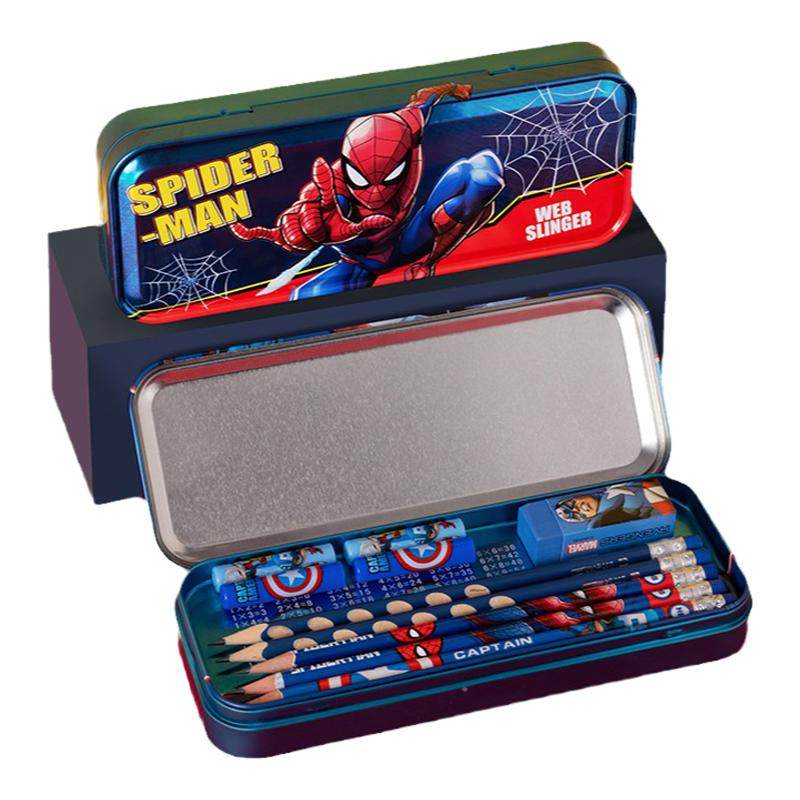 Disney elementary school student pencil box Spider-Man stylus box