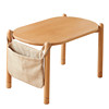 Mloong solid wood peanut table