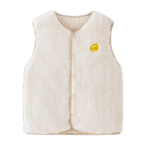 (Warm Velvet) Mini Balabala Boys and Girls Home Childrens Vest Autumn and Winter Baby Coral Velvet Inner