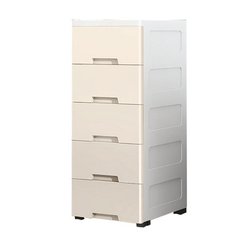Solid color clip-insert storage cabinet suitable for kitchen/bathroom