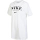 Nike Original Rundhals-Damen-T-Shirt-Kleid aus atmungsaktivem, gestricktem Sport-Kurzarm-T-Shirt DX6312-100
