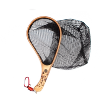 Fishing Walker Road Yamakou Copy Net Stream Solid Wood Portable Super Light Object Fishing Cheat Net Mini Luya Copy Net