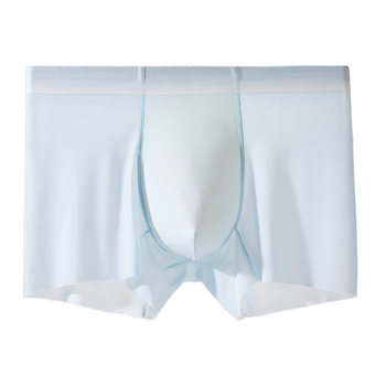 Six rabbits ice silk seamless mid-rise men's underwear