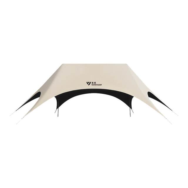 Clear series vinyl canopy tent outdoor equipment camping table and chair six-piece set for lazy people free of charge quick-open sun protection awning