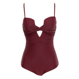 European and american hot girl sexy big breasts one-piece triangular swimsuit women