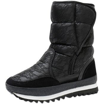 Wool thickened waterproof anti-slip lightweight short snow boots