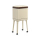 Tall kitchen waste bin that requires no bending