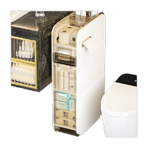 Youqin bathroom sandwich cabinet storage rack storage installation-free toilet toilet storage cabinet floor rack
