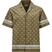 (3-period interest-free) Moncler Alliance Monclair Men Leisure Alphabet Combined Printed Short Sleeve Shirt