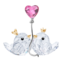 Swarovski With Love cute romantic love bird ornaments