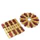 Household bamboo insulation mat large set, casserole mat, anti-scalding dining table mat, placemat, bowl mat, plate mat, high temperature resistance