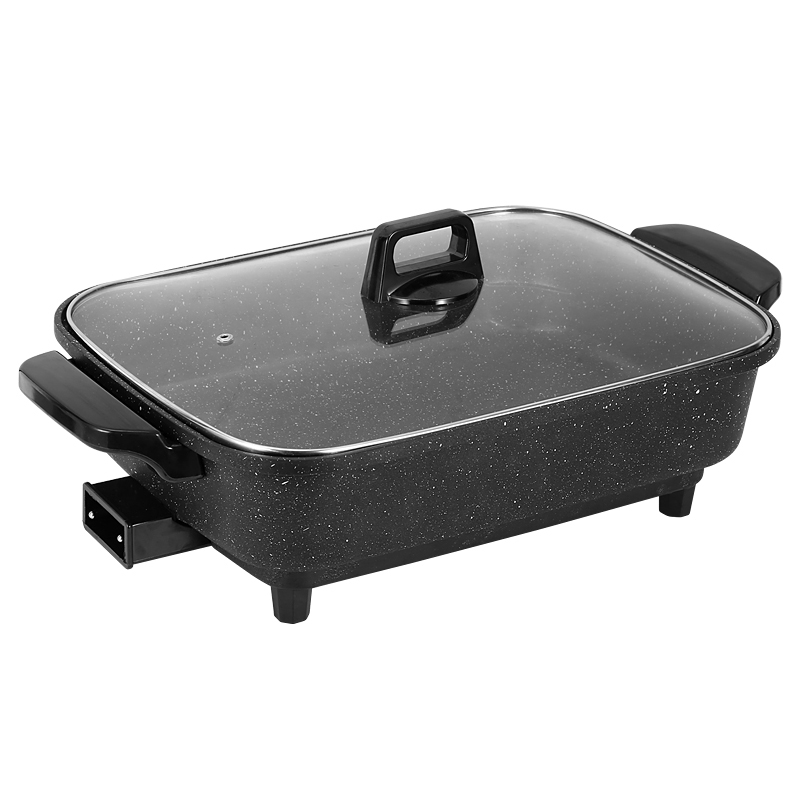 Grilled fish stove household Korean smokeless fish pot electric grill pan