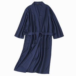 Couple's robe pair 2021 new style one man and one woman summer absorbent quick-drying summer thin bathrobe pajamas