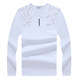 Modal High Quality Trendy Round Neck Printed Long Sleeve T-Shirt