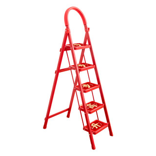 Housewarming, promotion step by step, household red ladder