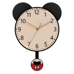New Style Living Room Wall Clock, Fashionable and Creative Clock, Wall-Mounted Quartz Clock, Bedroom Wall Clock, No-Drill Silent Home Clock