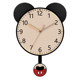 Internet celebrity Mickey decorative swing clock without punching holes