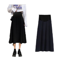 Jingqi Maternity Skirt Spring and Autumn A-line Skirt Loose High Waist Belly Support Maternity Skirt Spring and Autumn 2024 New Style