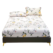 Lyocell Tencel bed sheet printed bed cover bed cover ice silk naked sleeping summer bedding 200x220 large size customized