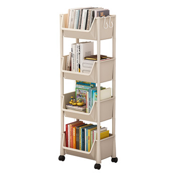 Removable bookshelf children's toy storage rack
