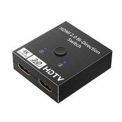 HDMI 1 대 2 스위치 분배기 분할 화면 4K 고화질 라인 TV 2 1 셋톱 박스 디스플레이 변환기 TV 양방향 2 인 1 아웃 1 대 2