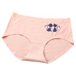 5 ຊອງຂອງ underwear seamless ກາງແອວ, crotch underwear sexy ຂອງແມ່ຍິງທີ່ເຮັດດ້ວຍຜ້າຝ້າຍບໍລິສຸດ, ສັ້ນຂອງແມ່ຍິງຂະຫນາດໃຫຍ່