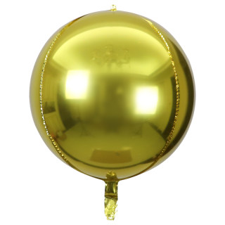 小红书ins22寸4d铝膜飘空银色圆气球酒吧KTV生日派对装饰场景布置