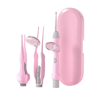 Illuminated ear scoop visible ear picking tool