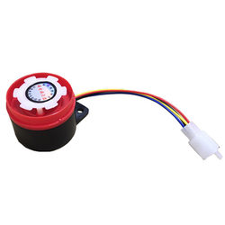 Guangzhou Huachang tricycle accessories reversing voice horn switch prompt horn 48V/60V 2 line universal warning