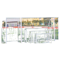 Standard 5 Man-made portable 3 m demolition moving five people foot ball door children home training outdoor football door frames