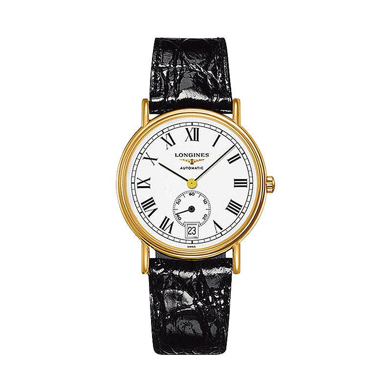 Swiss Longines automatic mechanical gold watch