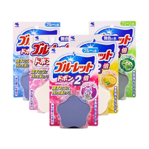 (Self-operated) Japans Kobayashi Toilet Cleaning Block Bathroom Toilet Deodorizer Cleaning and Deodorizing Water Tank Blue Bubble