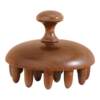 Natural sandalwood disc scalp massage comb