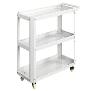 Multifunctional household movable storage snack storage rack living room green plant flower stand thickened trolley green plant flower stand