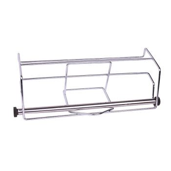 Supermarket roll bag holder hanging hand tear bag bag rack stainless steel plastic bag shopping bag bulk bag rack