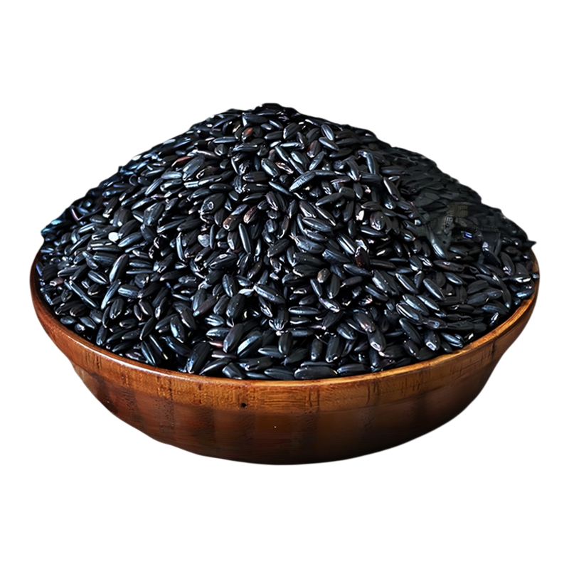 The official flagship store of Northeast Black Rice, Xinmi Farm’s self-produced grains, New Black Fragrant Rice, is used for cooking porridge and rice.